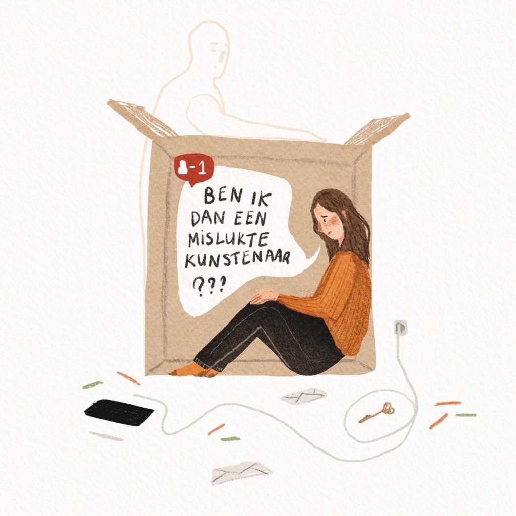Een meisje in een doos: 'ben ik dan een mislukte kunstenaar?'